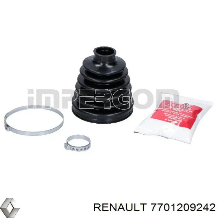 Купить 7701209242 Renault (RVI) Пыльник гранаты наружный, передний