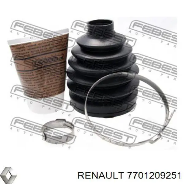 Купить 7701209251 Renault (RVI) Пыльник гранаты наружный, передний