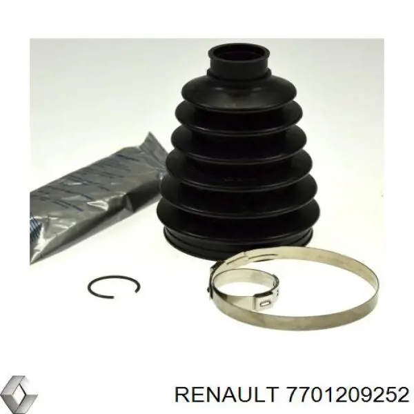 7701209252 Renault (RVI) bota de proteção externa de junta homocinética do semieixo dianteiro