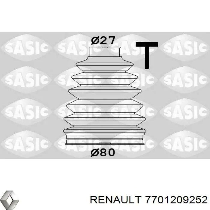 Чехол шруса Renault (RVI) 7701209252 цена, от 13.38 USD