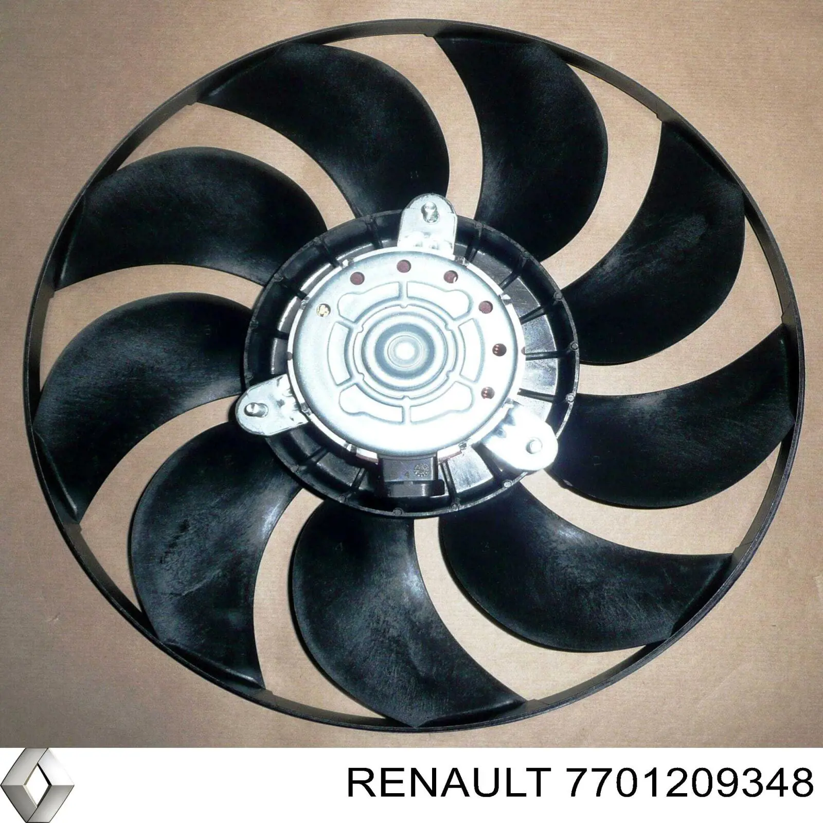Купить 7701209348 Renault (RVI) Вентилятор (крыльчатка) радиатора охлаждения левый