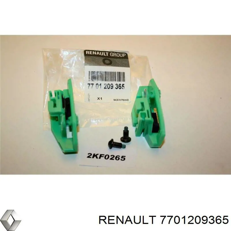 Patín, elevalunas, delantero 7701209365 Renault (RVI)