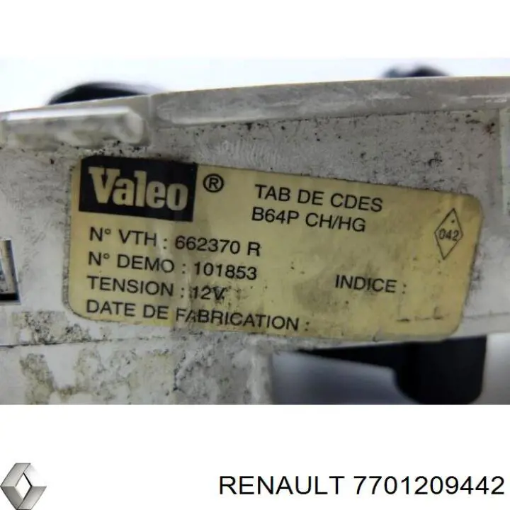 Купить 7701209442 Renault (RVI) 