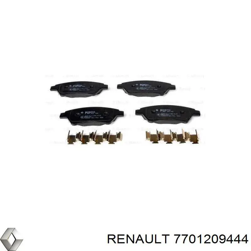 Колодки Renault (RVI) 7701209444 цена, от 16.25 USD