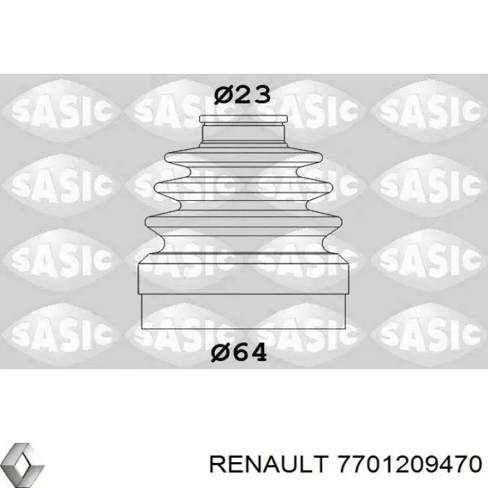 7701209470 Renault (RVI) пыльник шруса передней полуоси внутренний