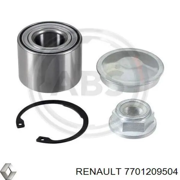 Подшипник задней ступицы 7701209504 Renault (RVI)