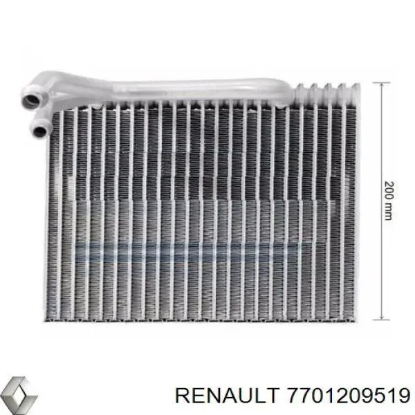 7701209519 Renault (RVI) caixa de ventilador de forno (de aquecedor de salão, montada)