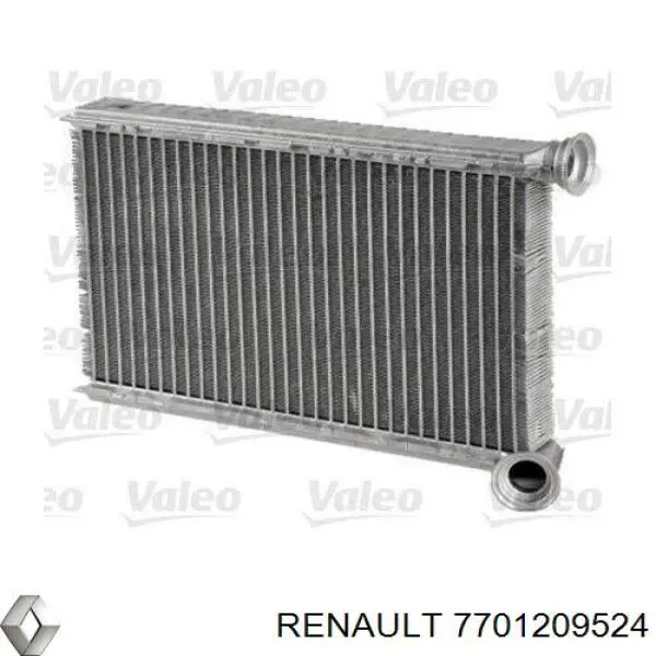7701209524 Renault (RVI) радиатор печки