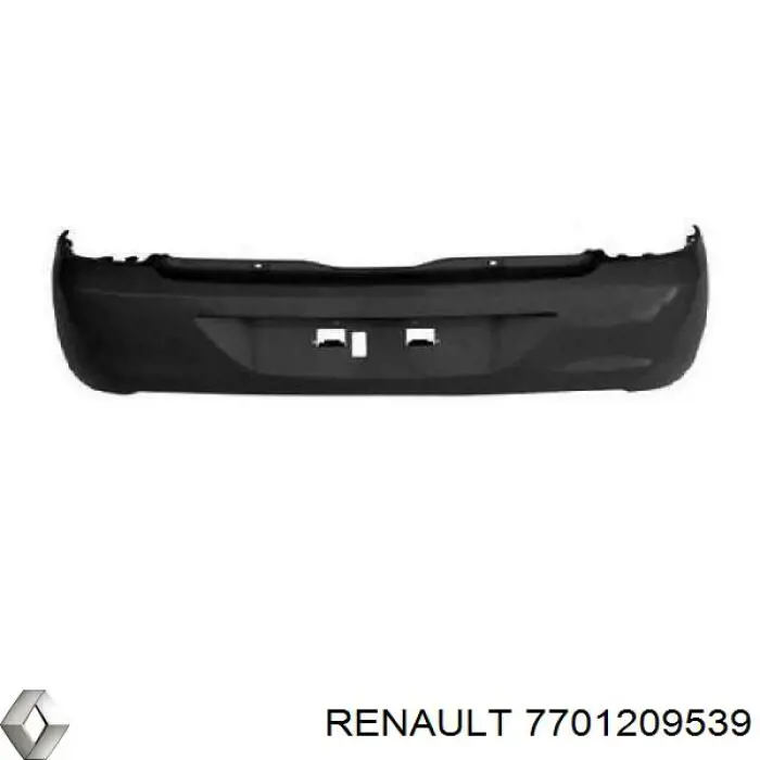7701209539 Renault (RVI) pára-choque traseiro