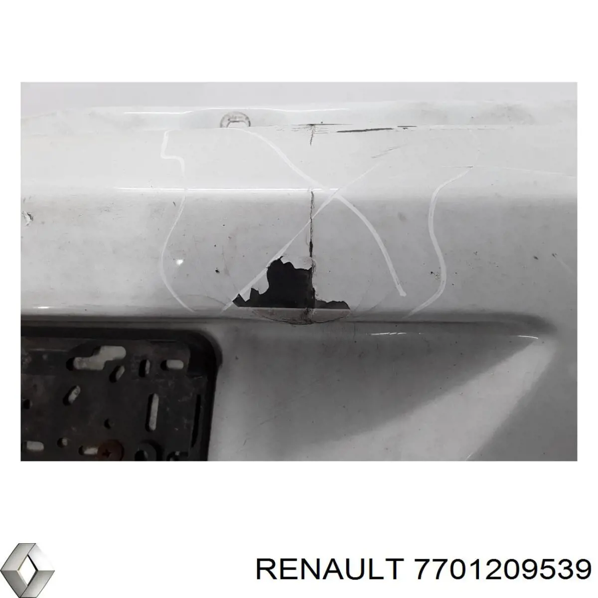 Бампер задний Renault (RVI) 7701209539 цена, от 49.86 USD