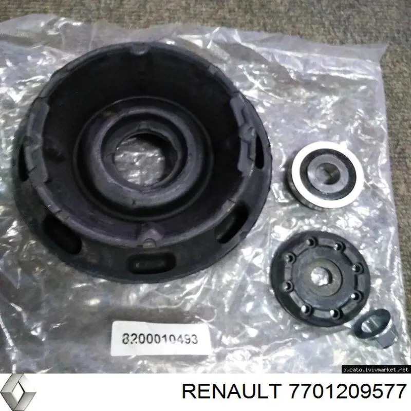 Опора переднего амортизатора 7701209577 Renault (RVI)