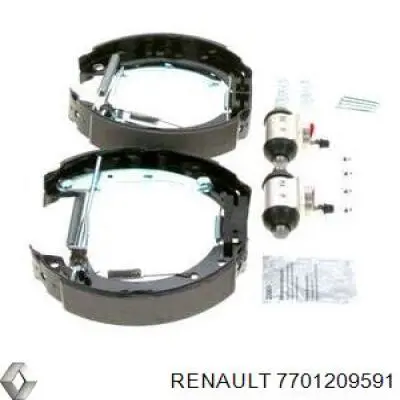 Задние барабанные колодки 55000716 Ashika