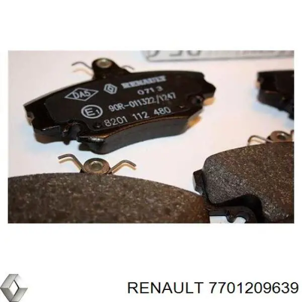 Колодки Renault (RVI) 7701209639 цена, от 33.47 USD