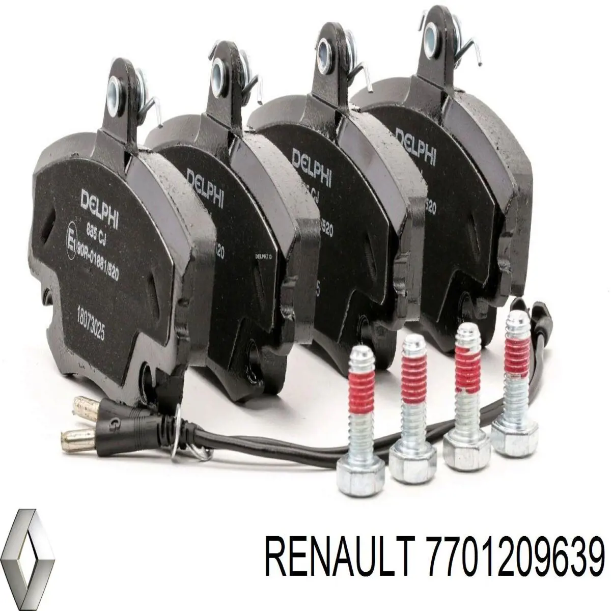 Купить 7701209639 Renault (RVI) Колодки тормозные