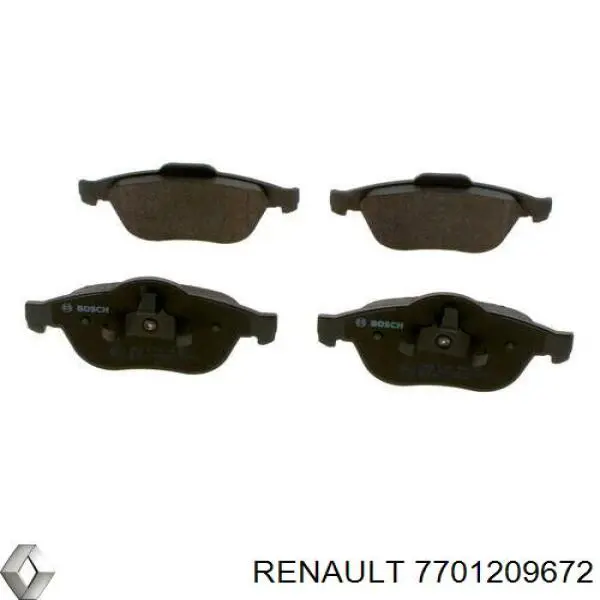 Купить 7701209672 Renault (RVI) Колодки тормозные
