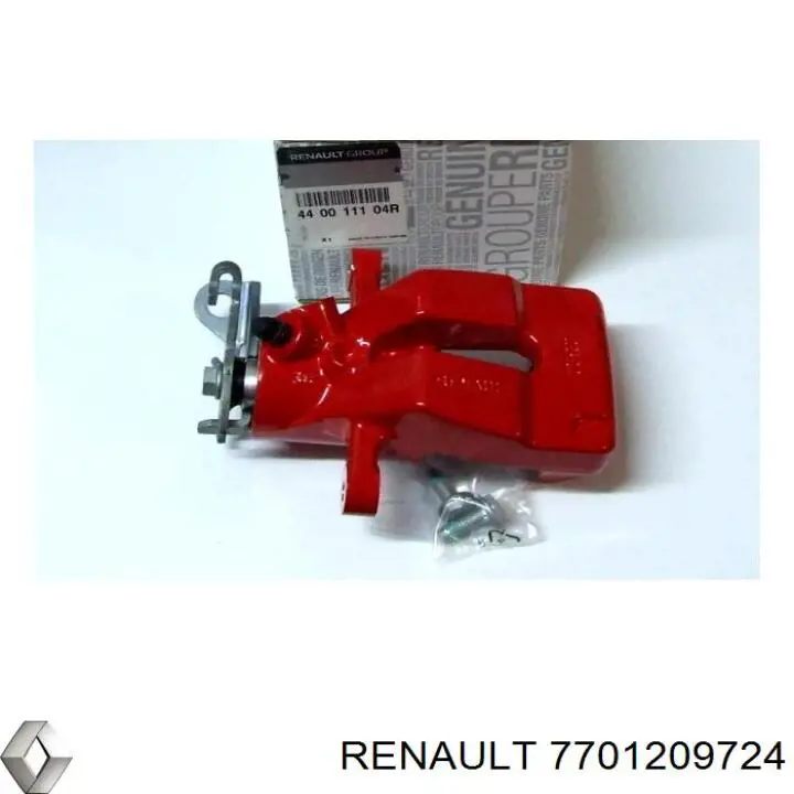 Суппорт тормозной передний правый 7701209724 Renault (RVI)