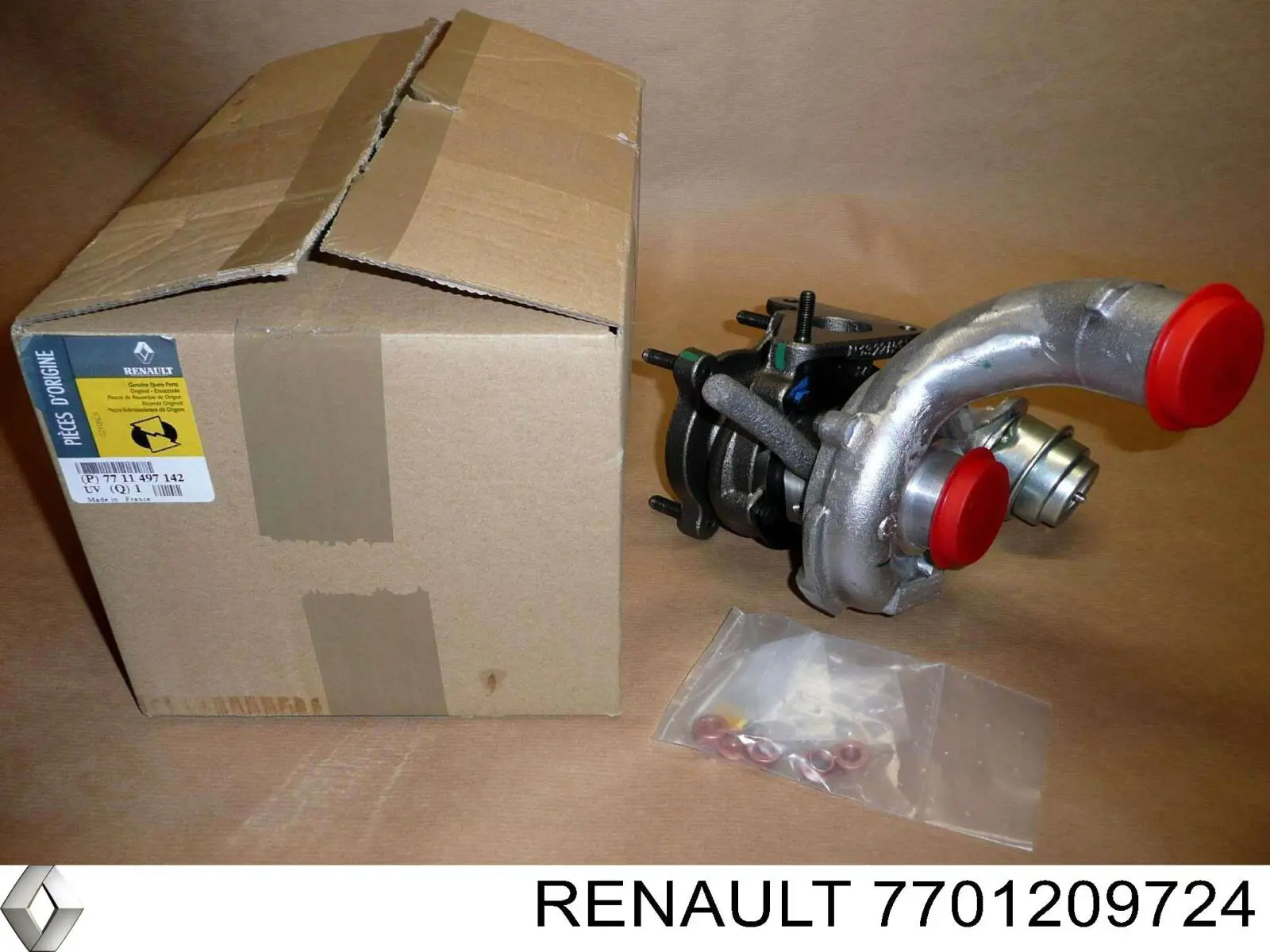 Суппорт тормозной передний правый 7701209724 Renault (RVI)