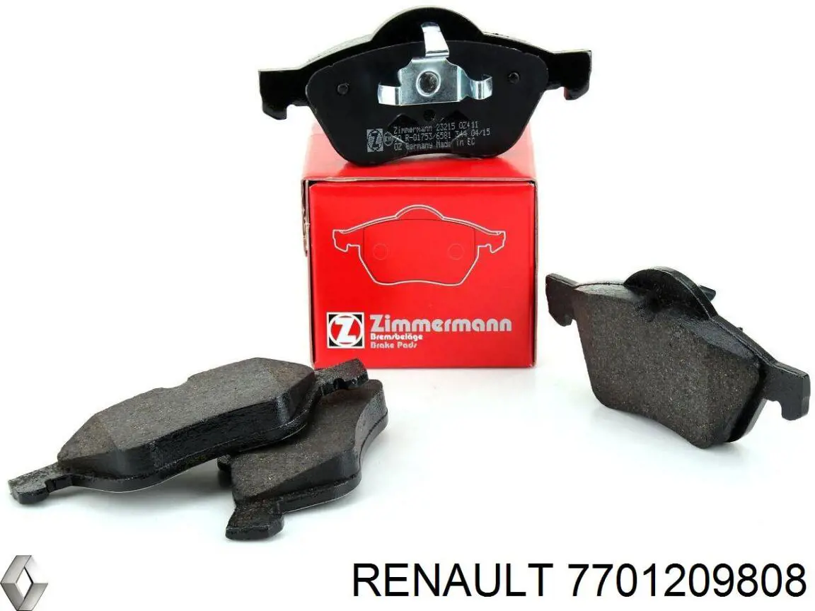 Купить 7701209808 Renault (RVI) Колодки тормозные