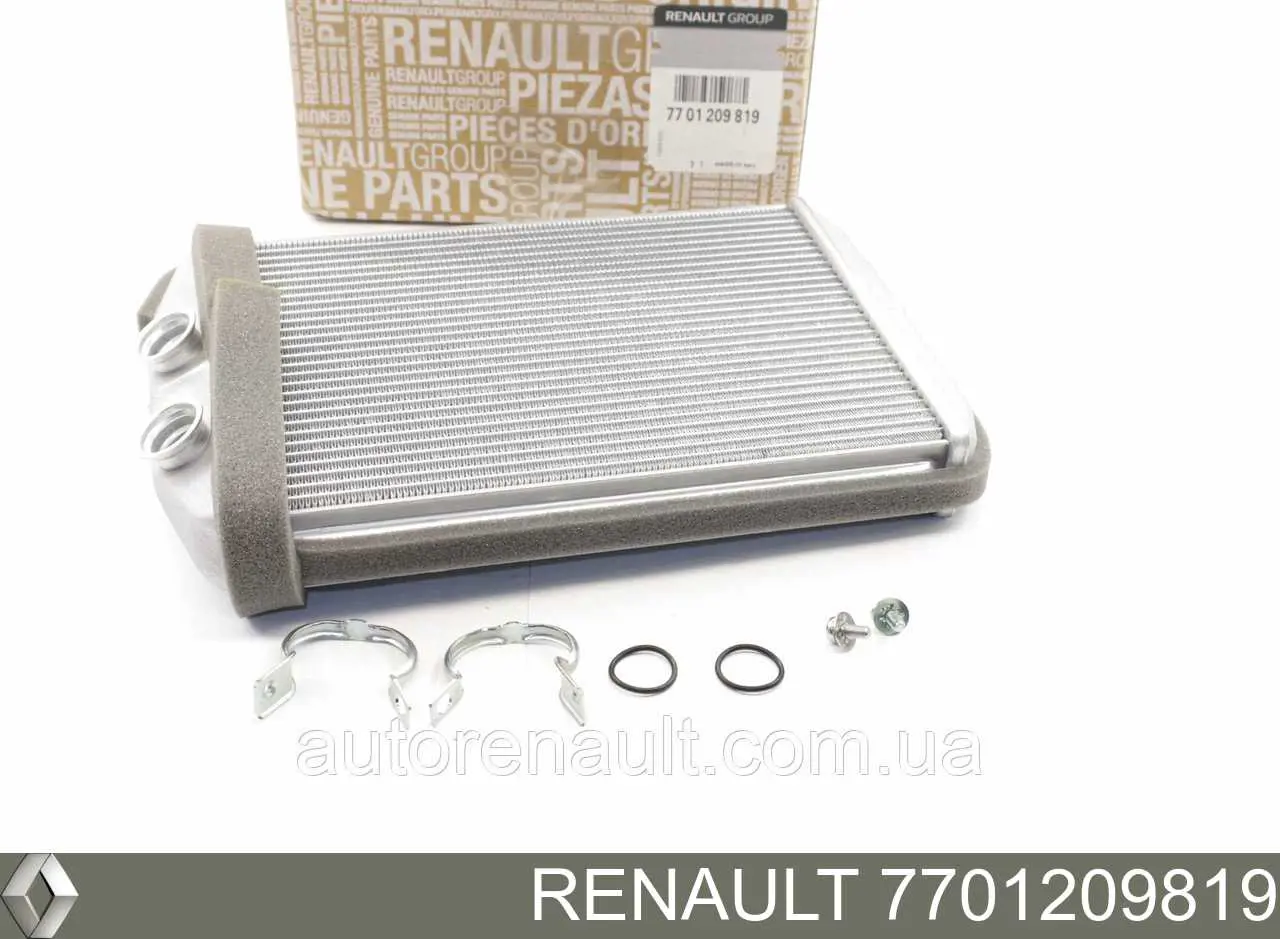 Радиатор печки 7701209819 Renault (RVI)
