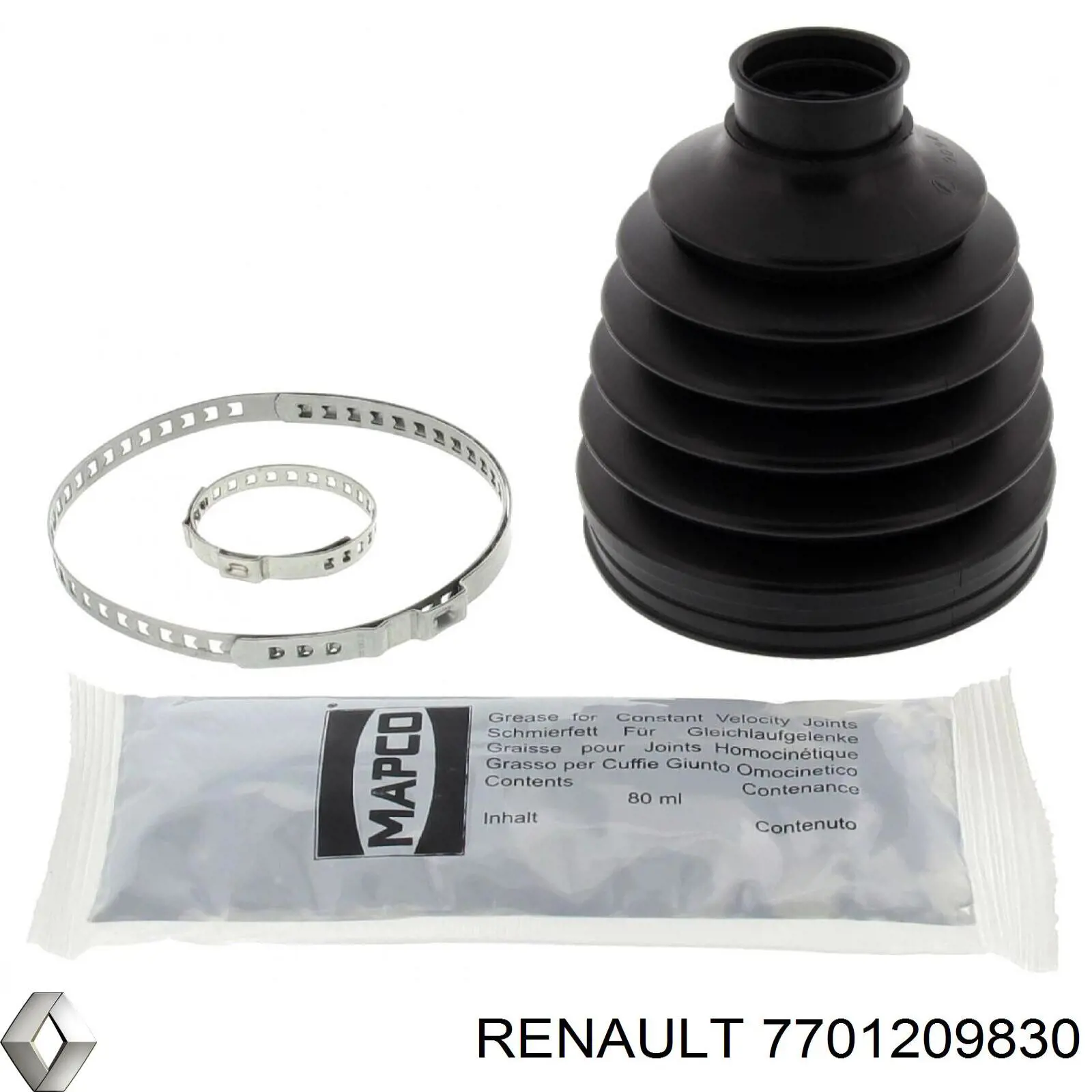 Пыльник ШРУСа наружный 7701209830 Renault (RVI)
