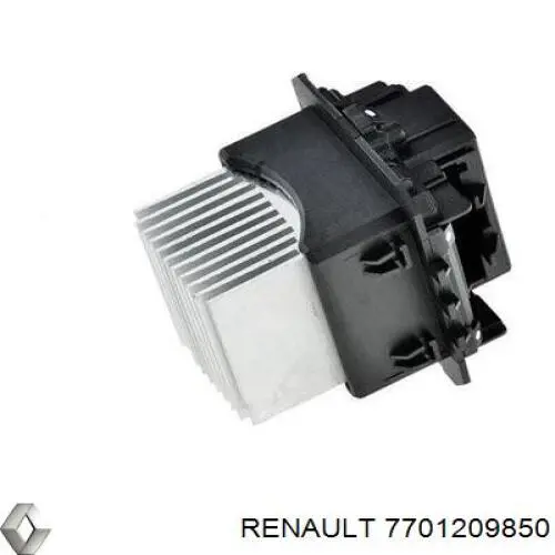 7701209850 Renault (RVI) резистор (сопротивление вентилятора печки (отопителя салона))