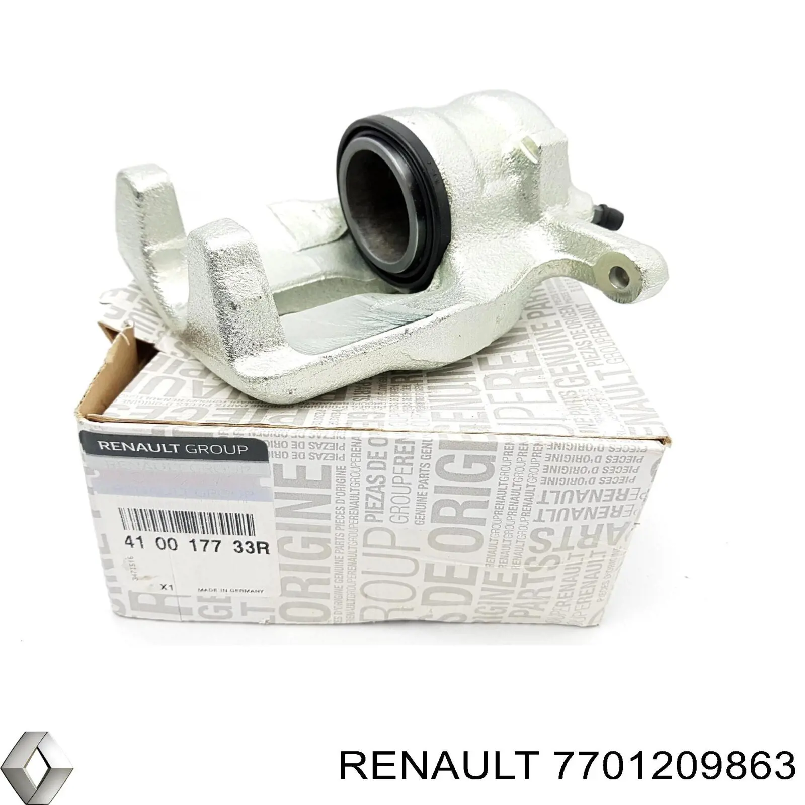 Купить 7701209863 Renault (RVI) Суппорт тормозной передний правый