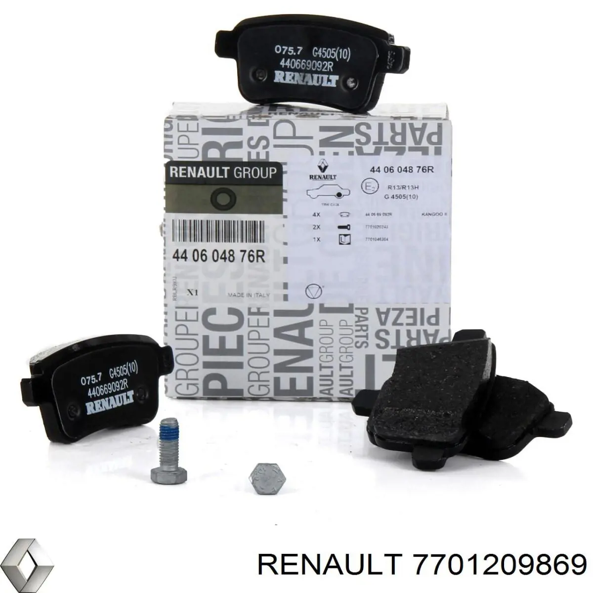 Колодки дисковые  Renault (RVI) 7701209869 цена, от 14.09 USD