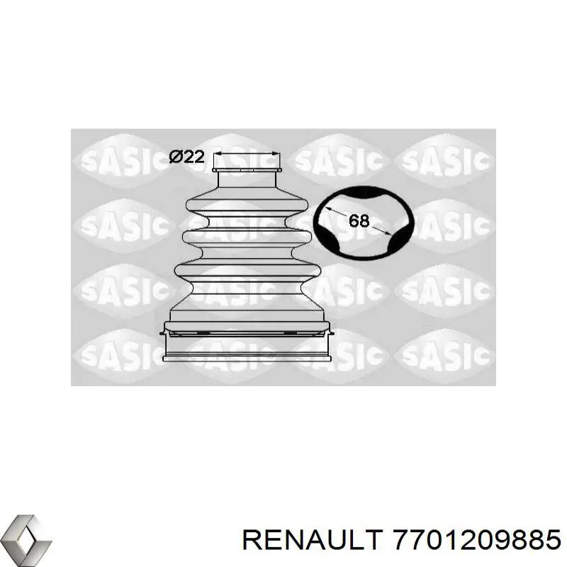 7701209885 Renault (RVI)