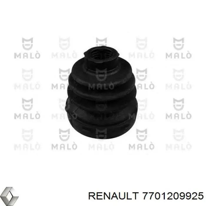 7701209925 Renault (RVI) bota de proteção interna de junta homocinética do semieixo dianteiro