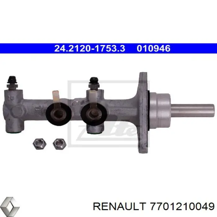 Цилиндр тормозной главный 7701210049 Renault (RVI)