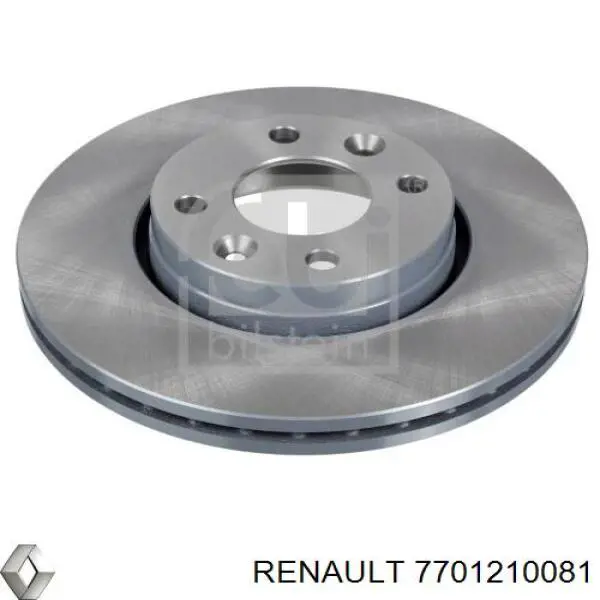7701210081 Renault (RVI) диск тормозной передний