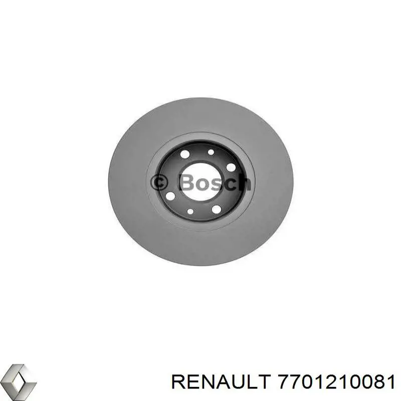 Передний тормозной диск Renault (RVI) 7701210081