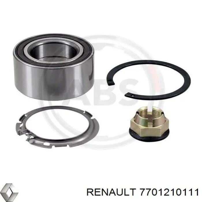 Комплект подшипника ступицы колеса Renault (RVI) 7701210111 цена, от 51.08 USD