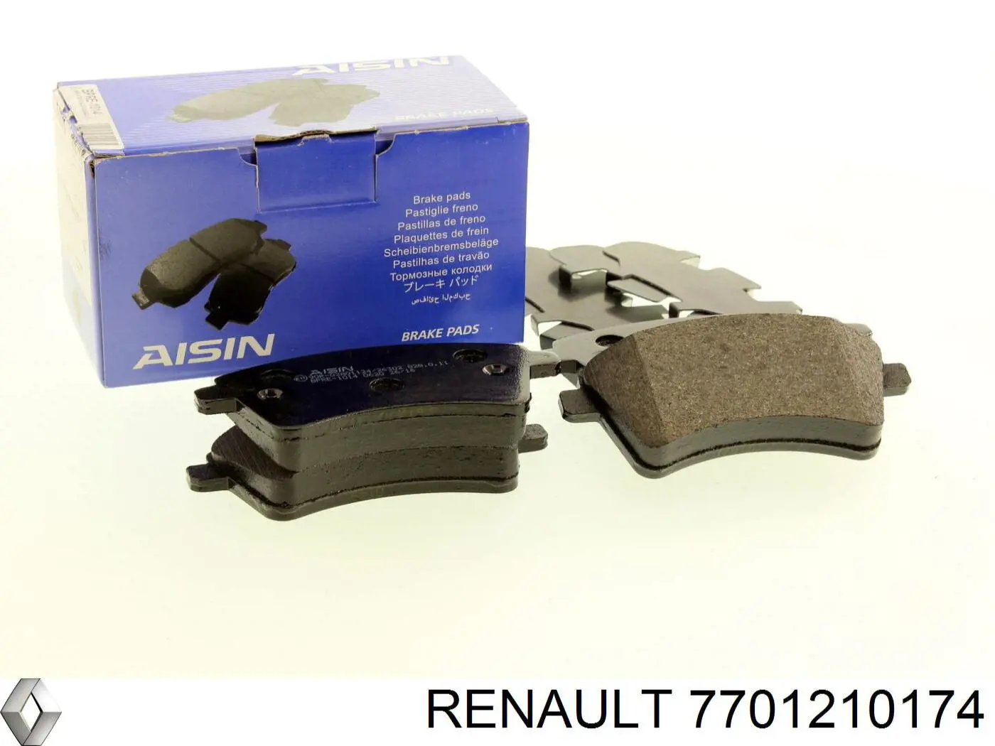 Колодки Renault (RVI) 7701210174 цена, от 27.45 USD