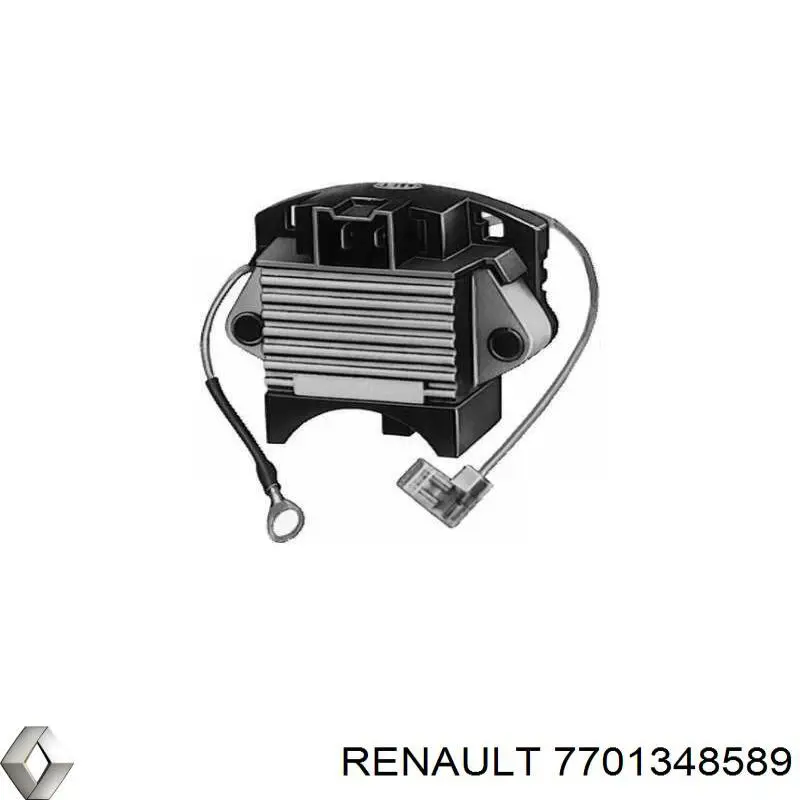 Regulador De Rele Del Generador (Rele De Carga) 7701348589 Renault (RVI)