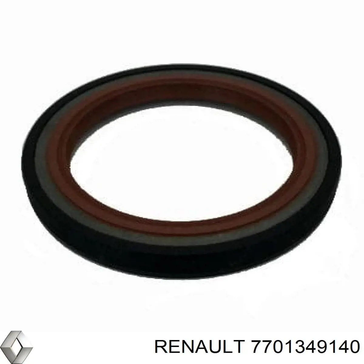 Сальник коленвала двигателя передний 7701349140 Renault (RVI)