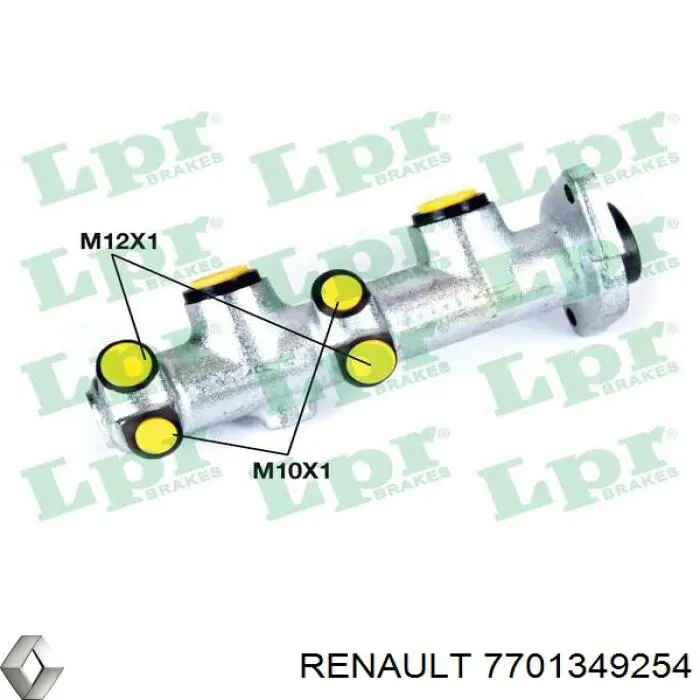 Цилиндр тормозной главный 7701349254 Renault (RVI)