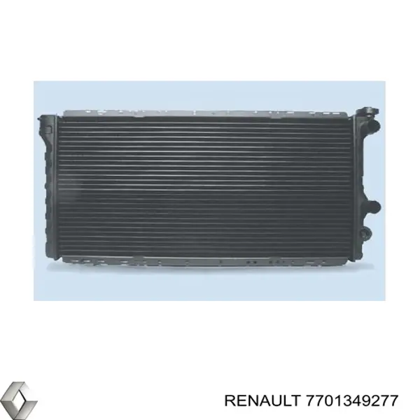 Compre 7701349277 Renault (RVI) Radiador de esfriamento de motor