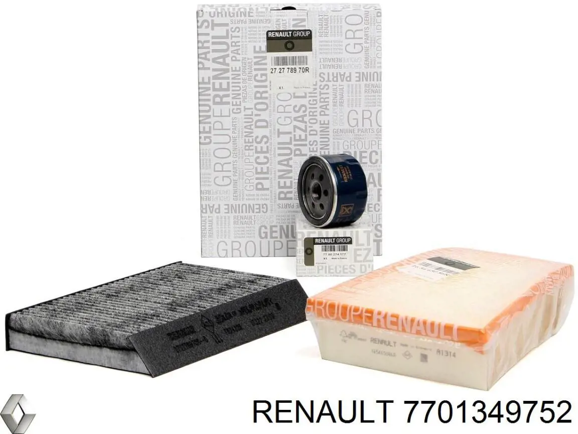 7701349752 Renault (RVI) масляный фильтр