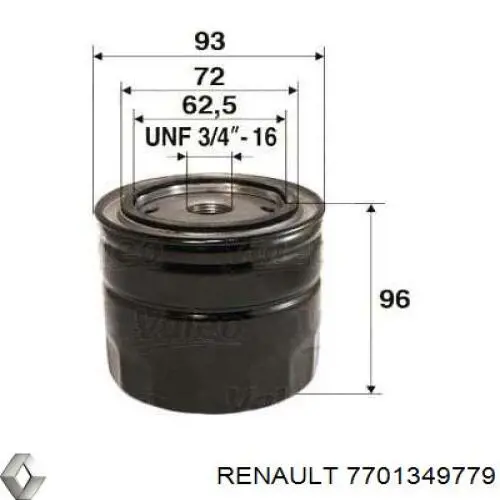 7701349779 Renault (RVI)