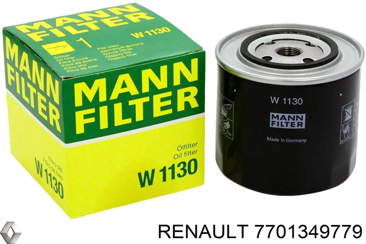 Масляный фильтр 7701349779 Renault (RVI)
