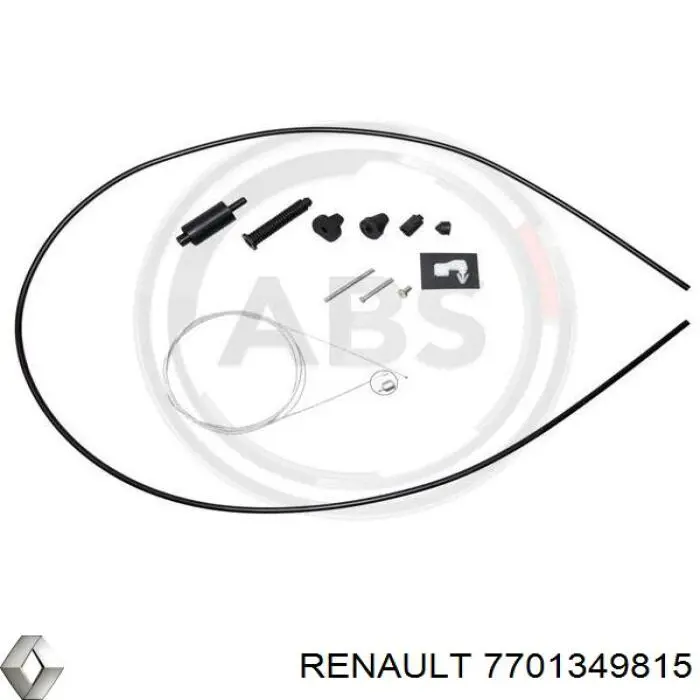 Трос/тяга газа (акселератора) Renault (RVI) 7701349815