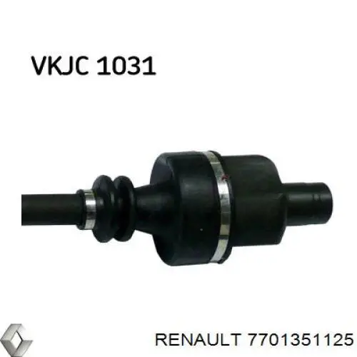 Полуось передняя 7701351125 Renault (RVI)