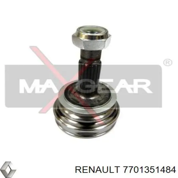 Árbol de transmisión delantero izquierdo 7701351484 Renault (RVI)