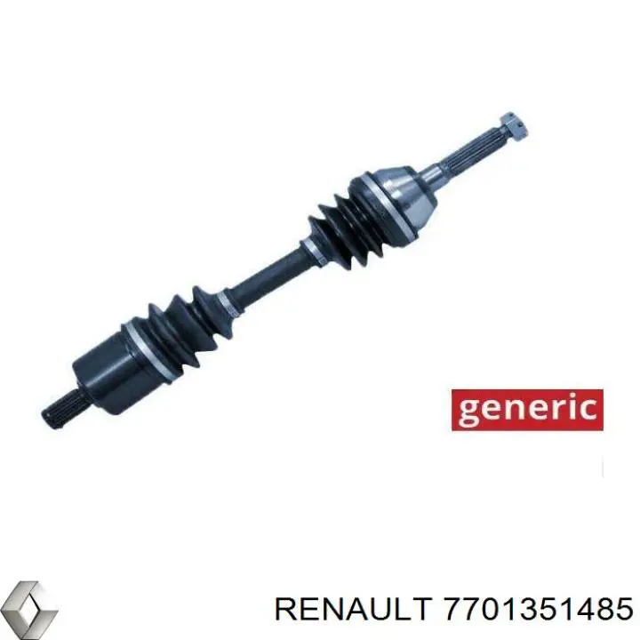 Левая полуось 7701351485 Renault (RVI)