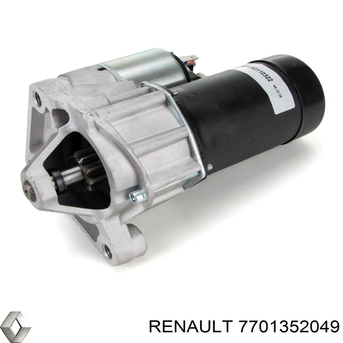 7701352049 Renault (RVI) motor de arranco