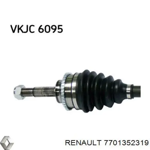 Привод передний правый Renault (RVI) 7701352319 цена, от 86.13 USD