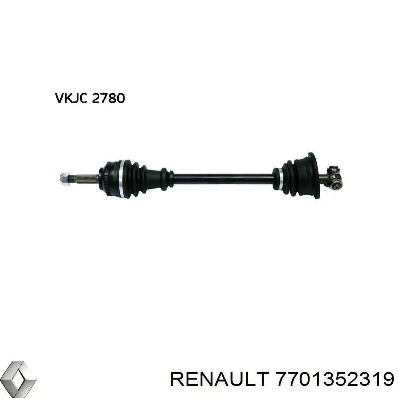 Купить 7701352319 Renault (RVI) Вал приводной правый