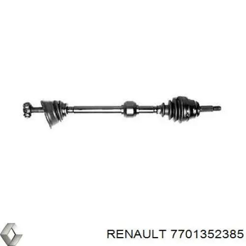 Правая полуось 7701352385 Renault (RVI)