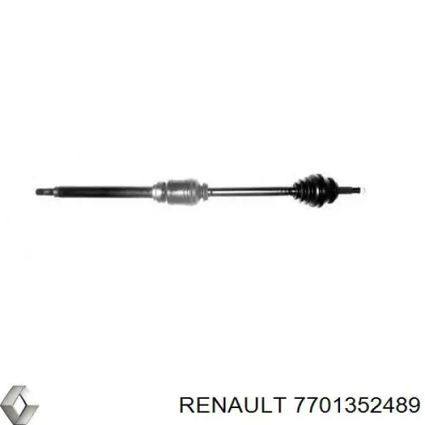 Правая полуось 7701352489 Renault (RVI)